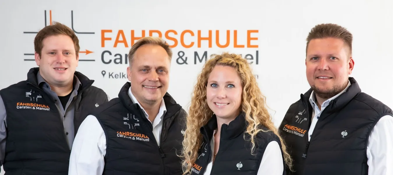 Das Team der Fahrschule Fahrwerk Casten & Manuel